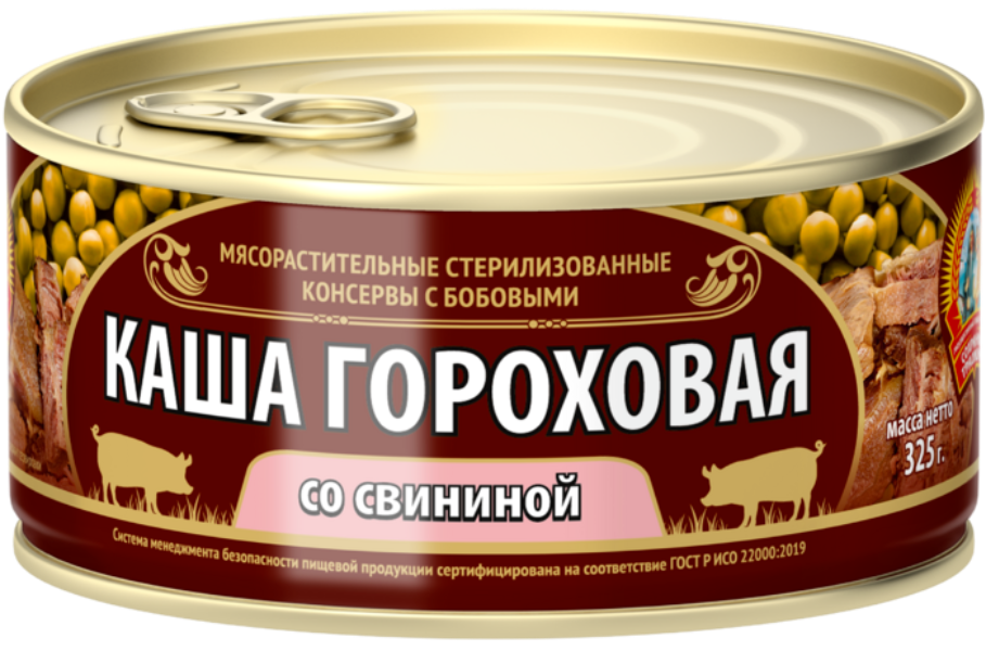 картинка Сохр Трад Каша Горох СО СВИНИНОЙ 325гр от нашего магазина