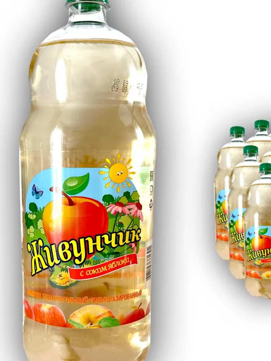 картинка Живунчик 1л ЯБЛОКО напиток МАЛ от нашего магазина