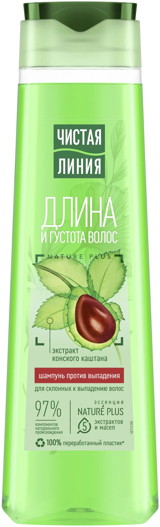 картинка Чистая Линия Шампунь ДЛИНА И ГУСТОТА 400мл от нашего магазина