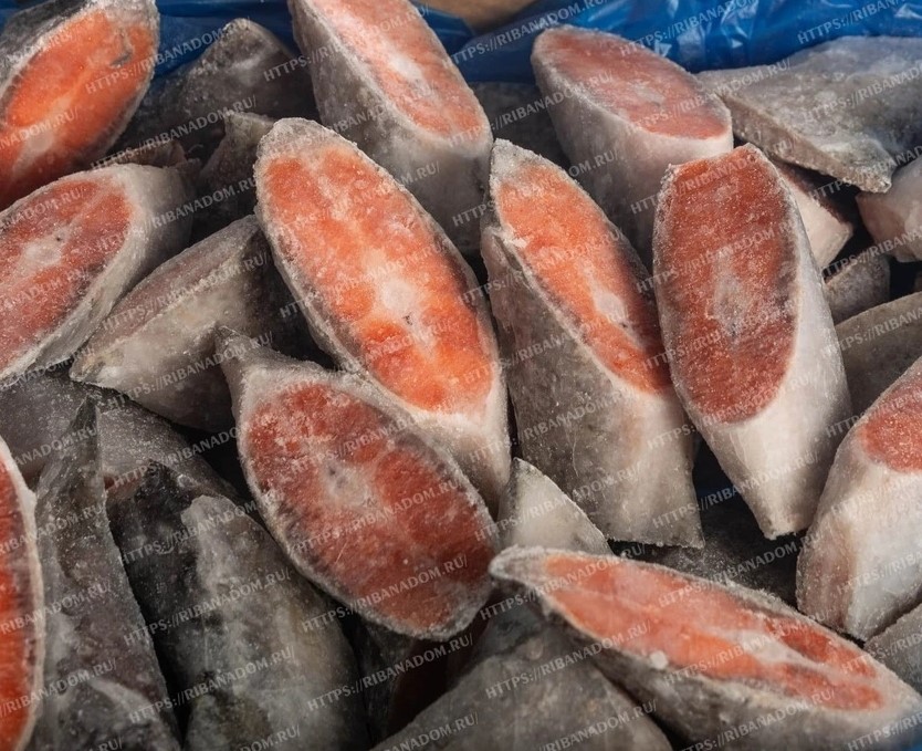 картинка ФОРЕЛИ стейк 2 СОРТ Хвостовая часть С/М (вес от 250 гр) от нашего магазина