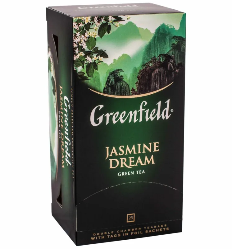 картинка Гринфилд ПАКЕТ Jasmine Dream Зеленый Жасмин 25шт от нашего магазина
