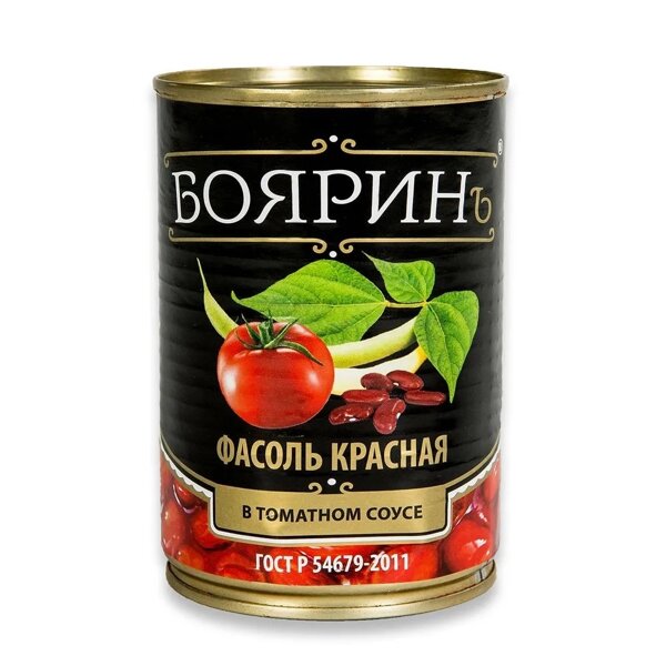 картинка Боярин Фасоль КРАСНАЯ В ТОМАТ 425мл жб от нашего магазина