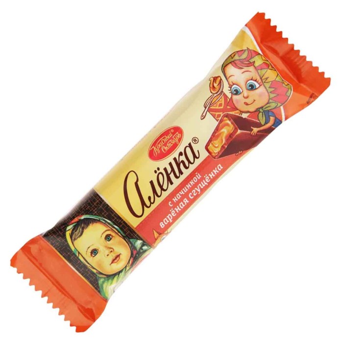 картинка Аленка Батончик ВАРЕНАЯ СГУЩЕНКА 48гр  от нашего магазина