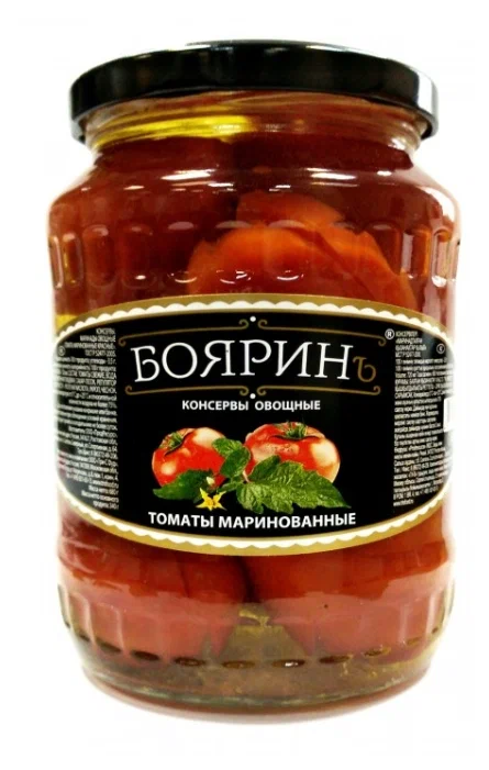 картинка Боярин Томаты маринован 720мл Стекло от нашего магазина