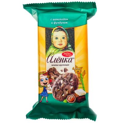 картинка Аленка Печенье ФУНДУК ШОКОЛАД 136гр МАЛЕНЬКАЯ от нашего магазина