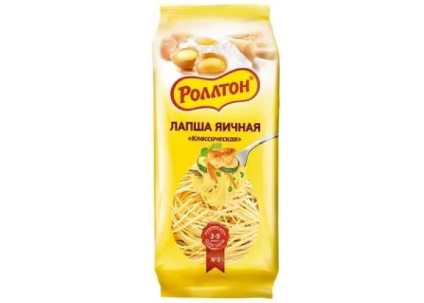 картинка Ролтон Лапша Классическая яичн 400гр макароны от нашего магазина