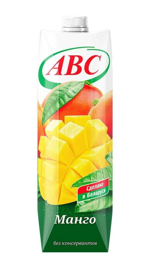 картинка АВС МАНГО с мякотью нектар 1л ТЕТРА от нашего магазина