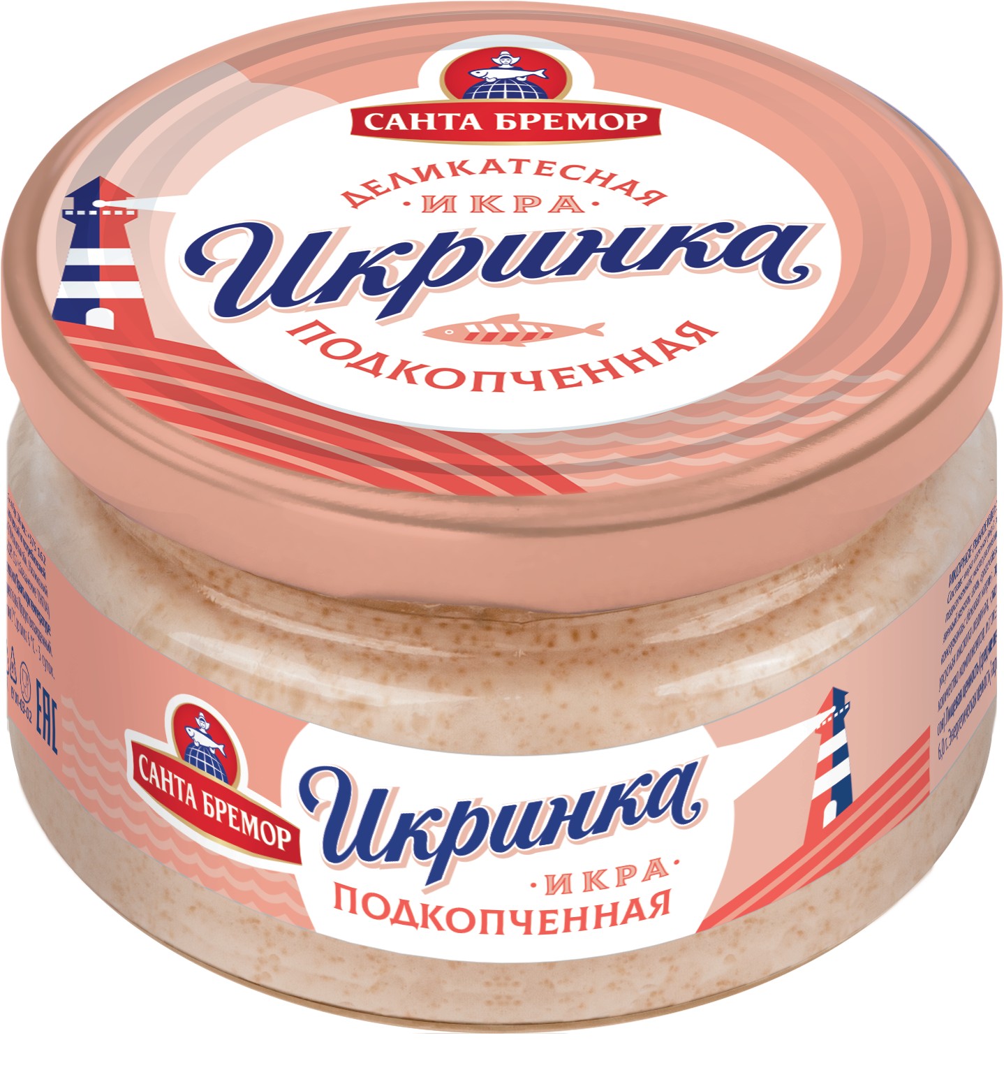 картинка Санта Бремор ИКРИНКА подкопченная 160г от нашего магазина