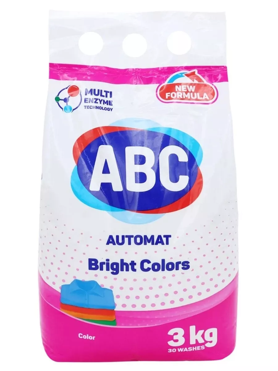 картинка АВС Порошок Автомат Для Цветного белья 3 кг от нашего магазина