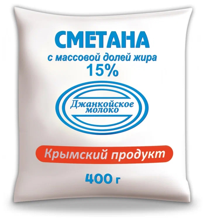 картинка Дж Сметана 15% 400гр пленка от нашего магазина