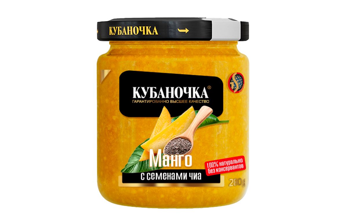 картинка Кубан Десерт МАНГО СЕМЕНА ЧИА 280гр от нашего магазина