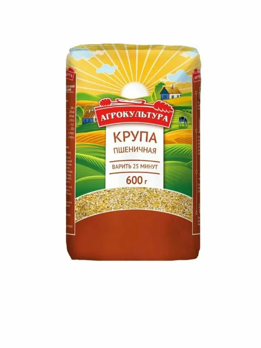 картинка Агрокульт Пшеничная крупа 600гр от нашего магазина