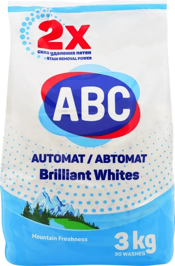 картинка АВС Порошок Автомат Горная Свежесть 3 кг от нашего магазина