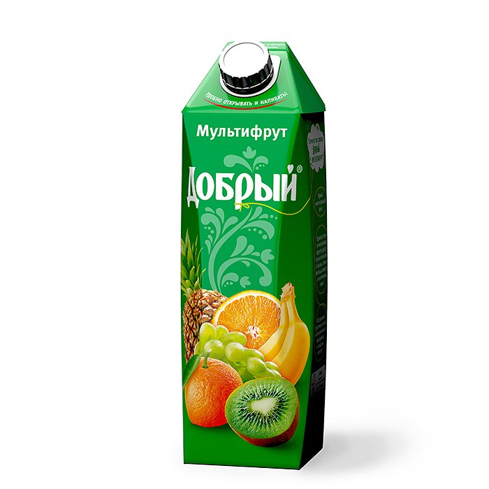 картинка Добрый Мультифрукт 1л ТЕТРАПАК КАРТОН Нектар  от нашего магазина