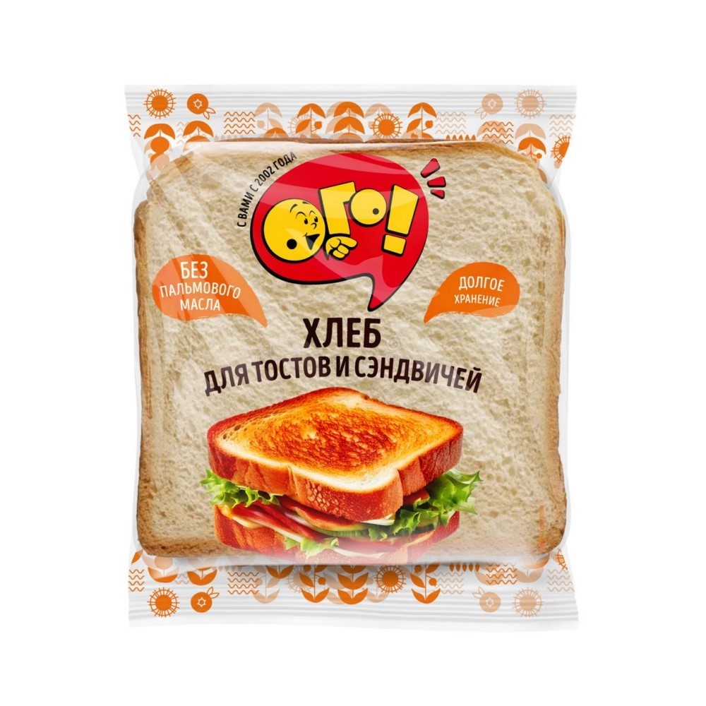 картинка Ого Хлеб Для тостов и сэндвичей 300гр от нашего магазина