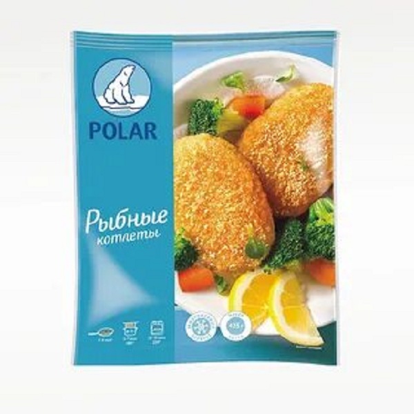картинка Котлеты рыбные в панировке (упаковка 425 гр)ПОЛАР от нашего магазина