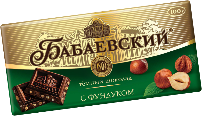 картинка Бабаевский Фундук Темный 90гр от нашего магазина