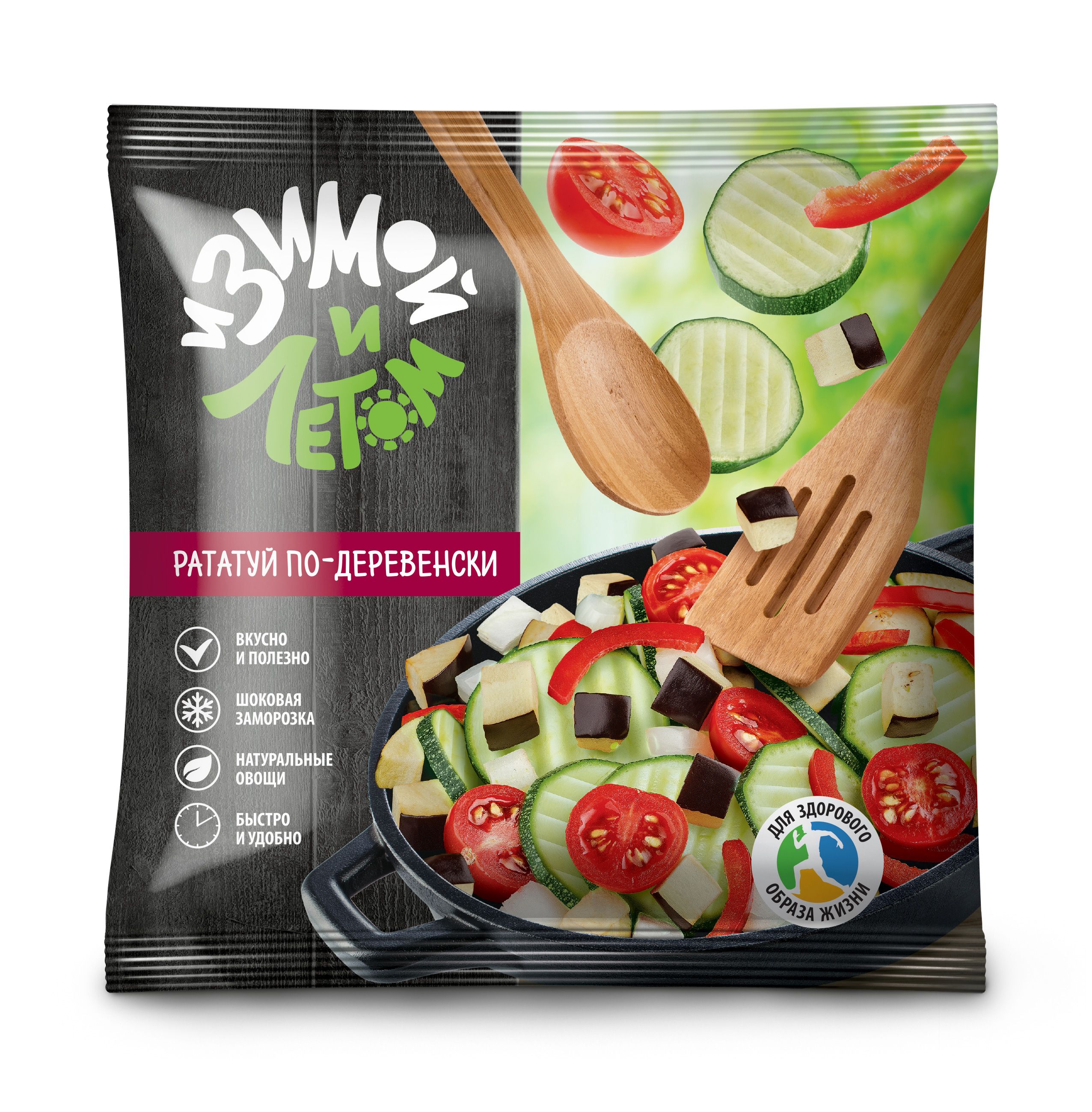 картинка  Овощи по-деревенски смесь овощная 400г Зимой и летом от нашего магазина