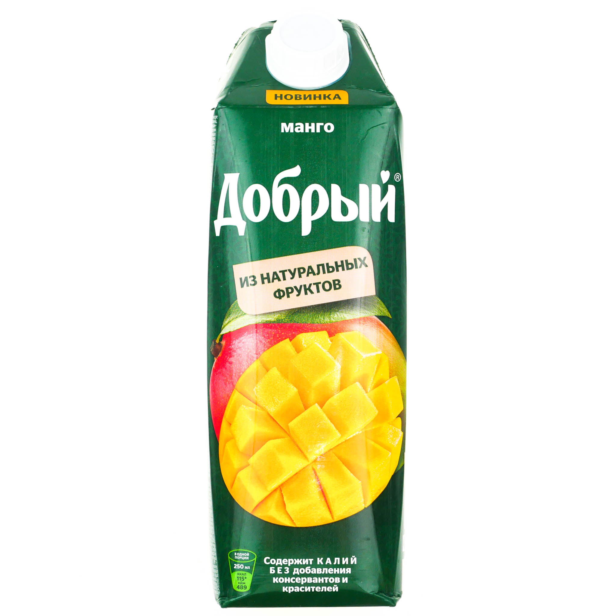 картинка Добрый МАНГО сокосодержаий 1л ТЕТРАПАК КАРТОН от нашего магазина