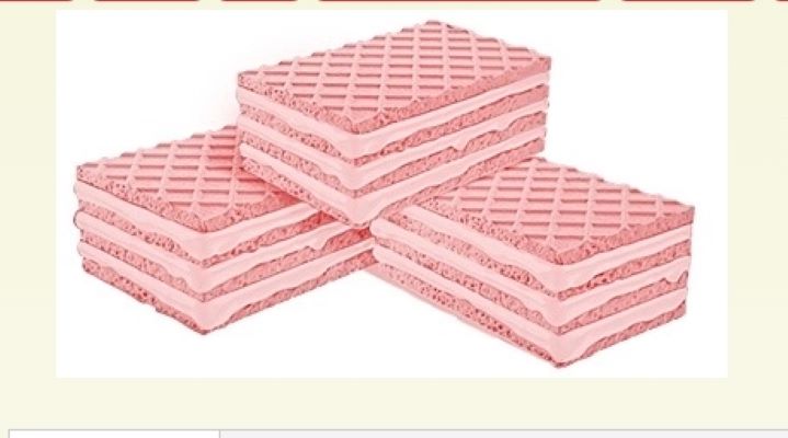 картинка Лак Вафли КЛУБНИЧНЫЕ Лаконд весовые (от 250г.) от нашего магазина