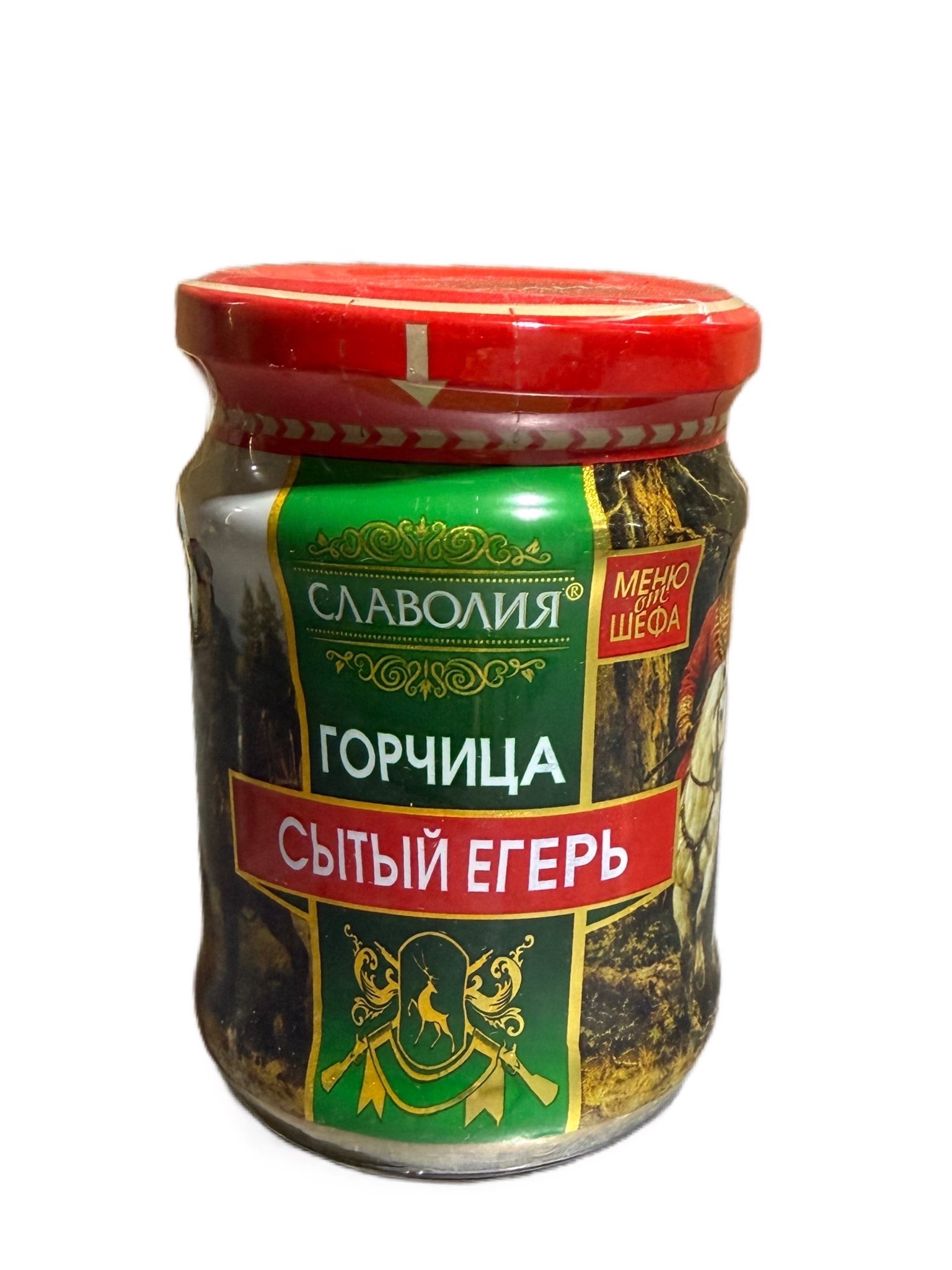 картинка Слав Горчица СЫТЫЙ ЕГЕРЬ 250ГР СТЕКЛО от нашего магазина