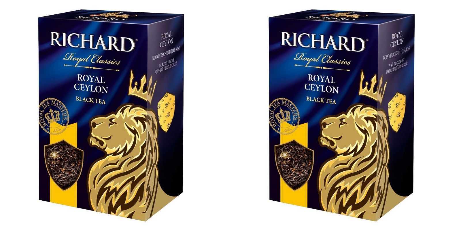 картинка Ричард ЛИСТ Royal Ceylon Черный Лист 90гр от нашего магазина