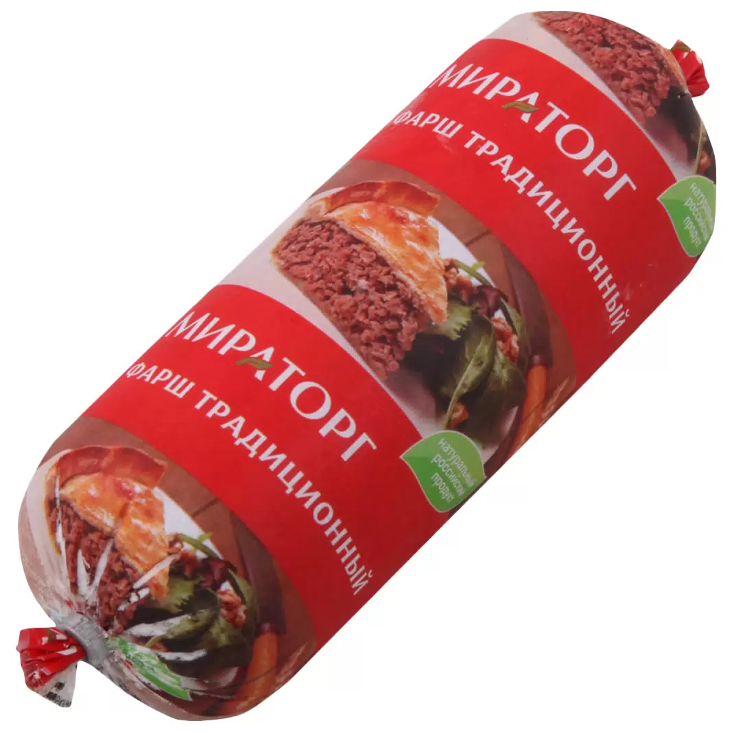 картинка Мираторг Фарш свиной традиционный 500гр от нашего магазина