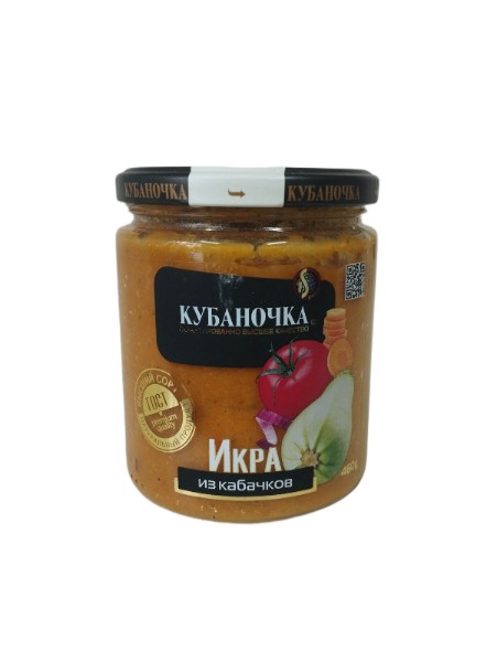 картинка Кубан Икра КАБАЧКОВАЯ 360гр от нашего магазина
