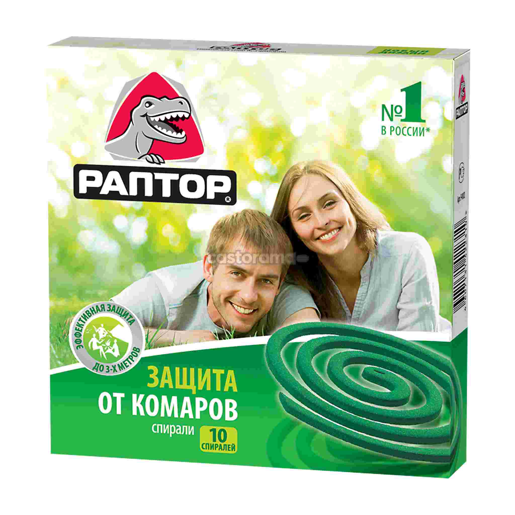 картинка Раптор Спираль от комаров 10шт от нашего магазина
