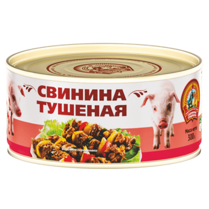 картинка Сохр Трад СВИНИНА туш 525г белая шайба от нашего магазина