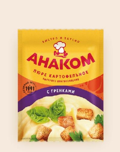 картинка Анаком Пюре ПАКЕТ Гренки 35г от нашего магазина