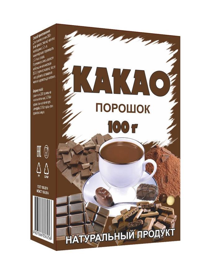 картинка Отл Кух КАКАО порошок 100гр Картон от нашего магазина