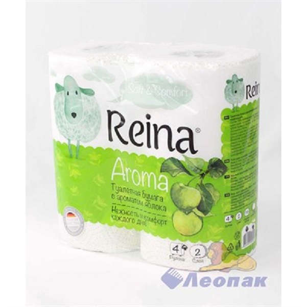 картинка РЕИНА Бумага туалетная АРОМА 2 сл. от нашего магазина