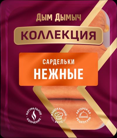 картинка Дым Сардельки Нежные 400гр Штучный от нашего магазина