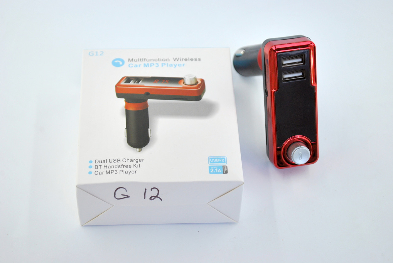 картинка Модулятор FM автомобильный USB G12  от нашего магазина
