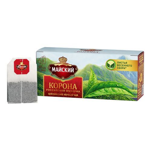 картинка Майский Корона РИ Пакет 25шт чай от нашего магазина