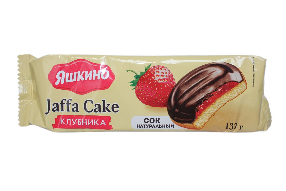 картинка Яшкино Печенье Сдобное КЛУБНИКА 137гр от нашего магазина