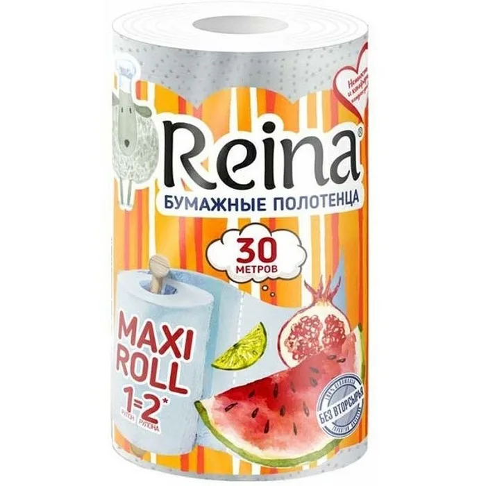 картинка Реина Ролл Макси полотенца 2 сл 1 шт от нашего магазина