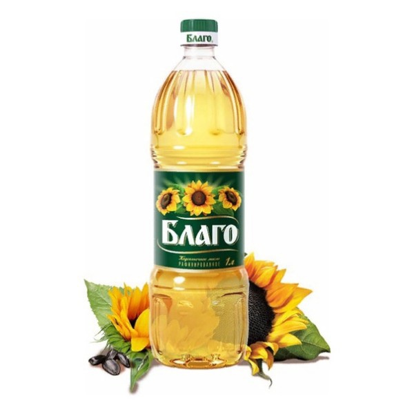 картинка БЛАГО рафинированое подсолн масло 1л от нашего магазина