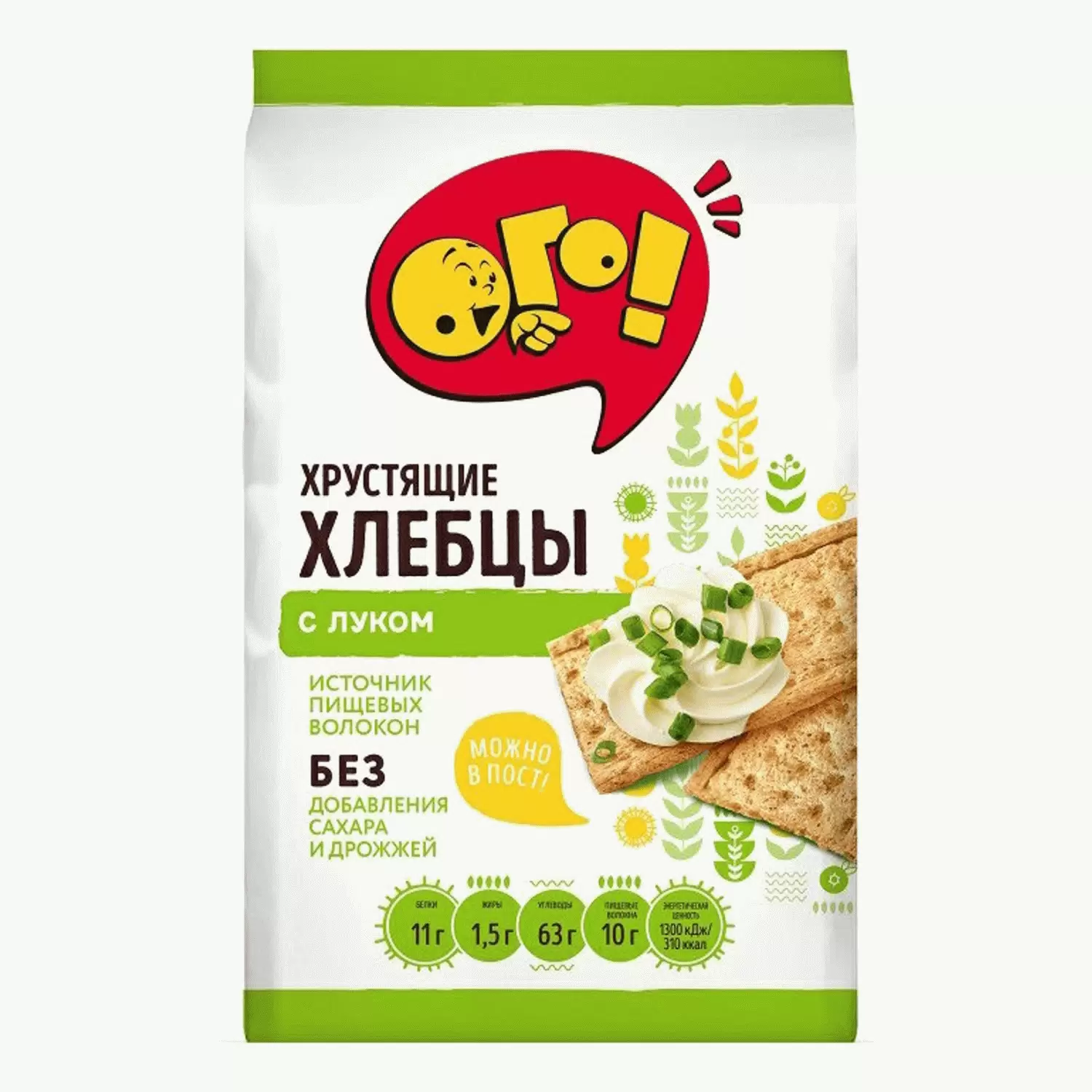 картинка Ого Хлебцы С ЛУКОМ 75гр от нашего магазина