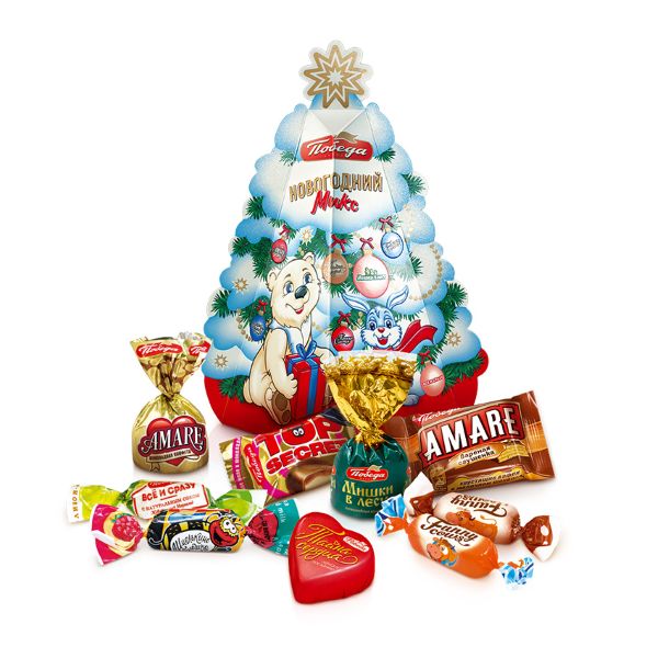 картинка Поб Набор Елочка Новогодний 125гр Коробка от нашего магазина