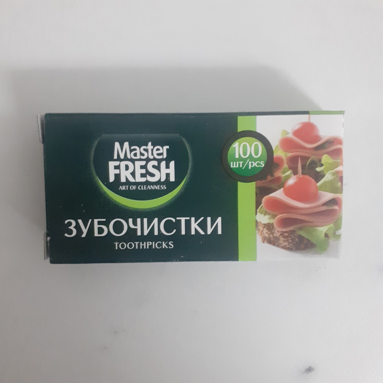 картинка Зубочистки Мастер Фреш 100шт от нашего магазина