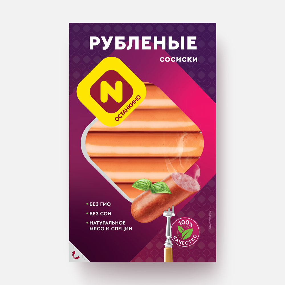 картинка Ост Сосиски РУБЛЕНЫЕ 360гр штучн от нашего магазина