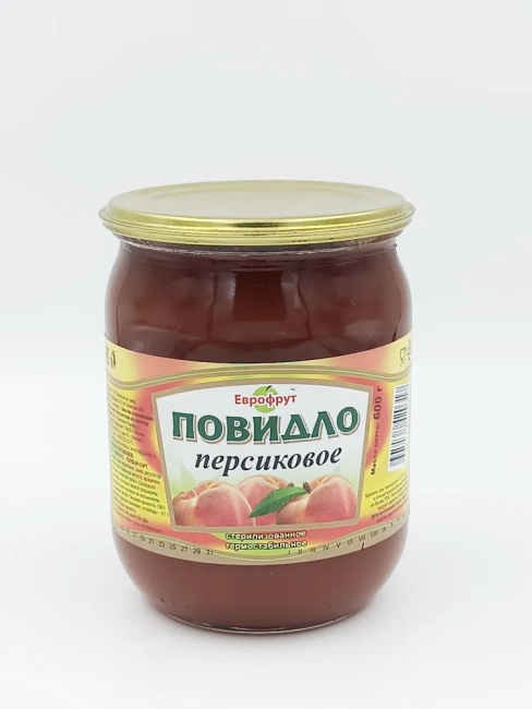 картинка Еврофрут Повидло ПЕРСИК 600гр от нашего магазина