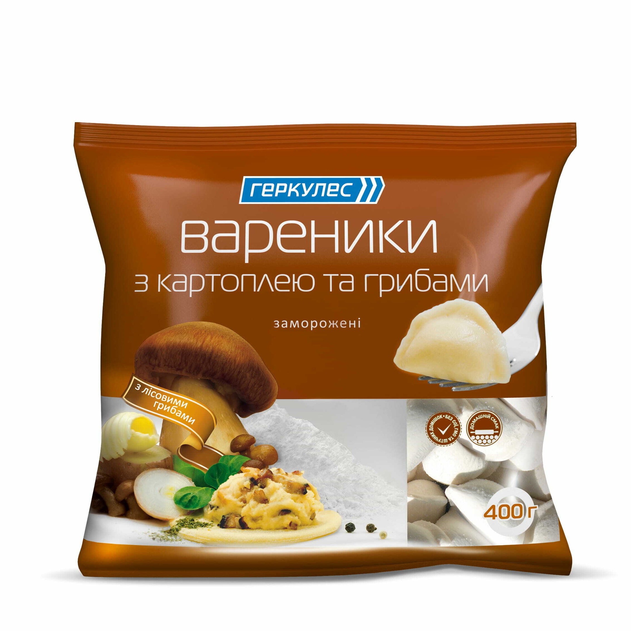 картинка B Геркулес Вареники с Картошкой Грибами (400г.) от нашего магазина