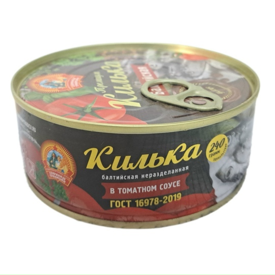 картинка Сохр Трад Килька в томате 240гр от нашего магазина