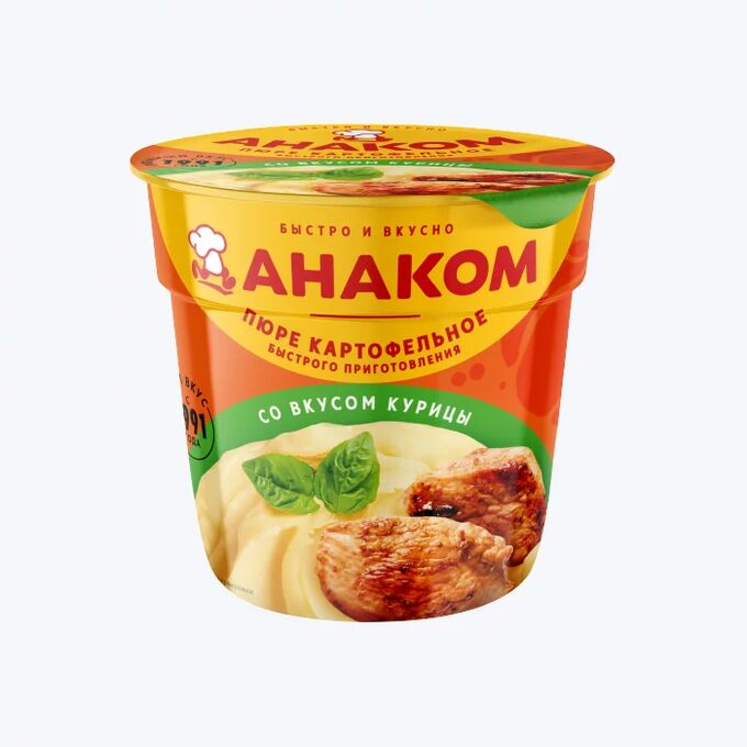 картинка Анаком Пюре СТАКАН Курица 40гр от нашего магазина