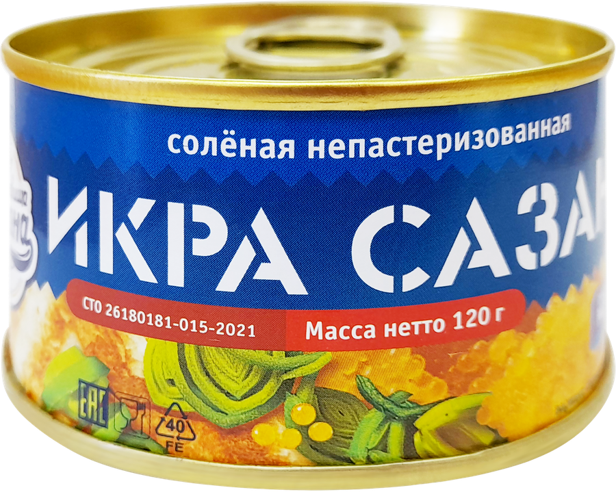 картинка Сокровище Океана икра САЗАНА 120г от нашего магазина