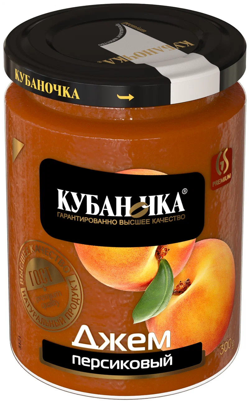 картинка Кубан ДЖЕМ ПЕРСИКОВЫЙ 300гр от нашего магазина