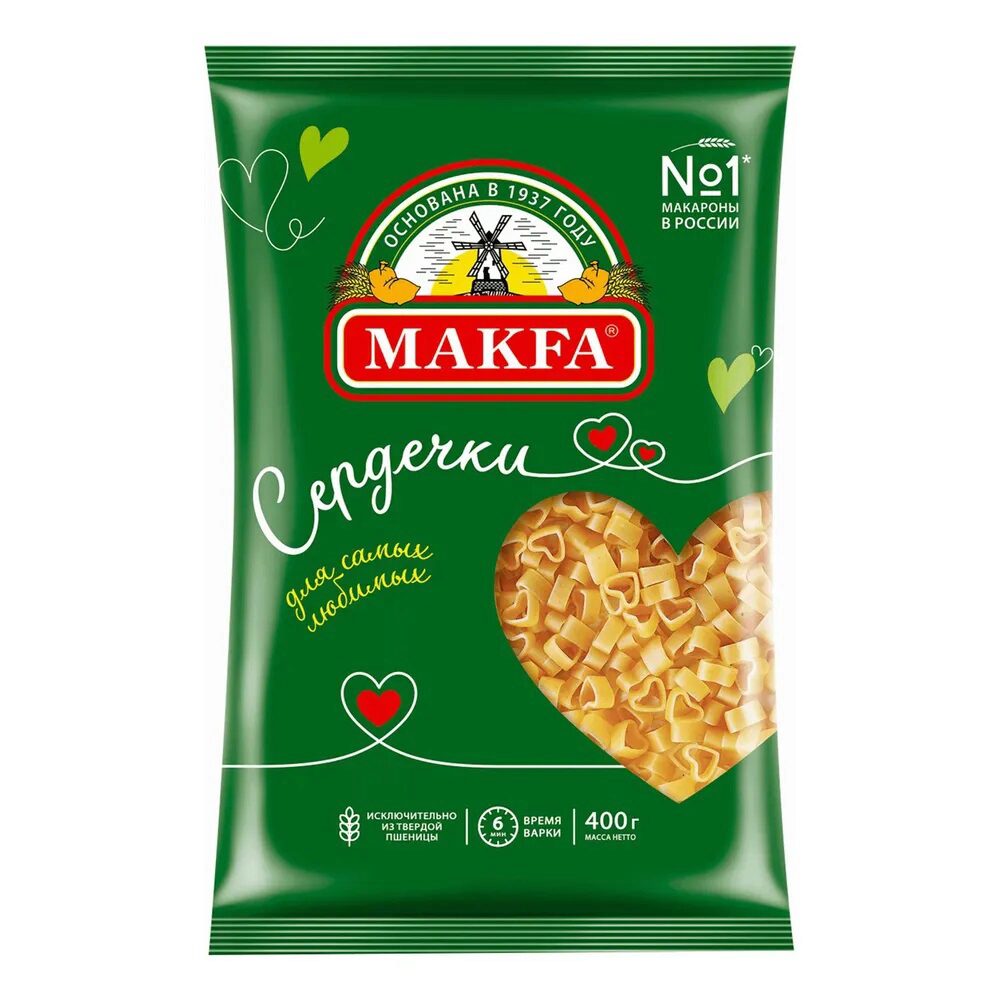 картинка Макфа СЕРДЕЧКИ 400гр от нашего магазина